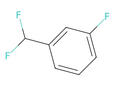 1-(Difluoromethyl)-3-fluorobenzene structure