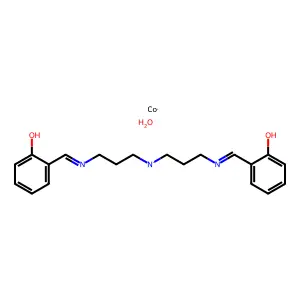 Cobalt,2'-iminobis[3,1-propanediyl(nitrilomethylidyne)]bis[phenolato]](2-)-N,N',N'',O,O']- structure