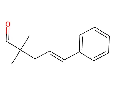 2,2-Dimethyl-5-phenylpent-4-enal structure
