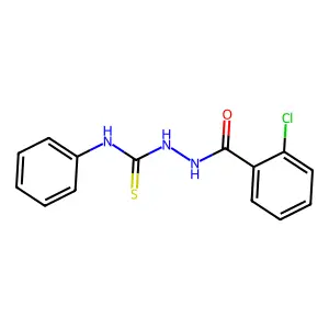 2-(2-Chlorobenzoyl)-N-phenylhydrazinecarbothioamide structure