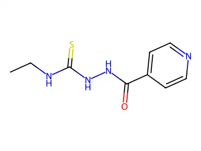 4-Ethyl-1-(4-pyridylcarbonyl)thiosemicarbazide structure
