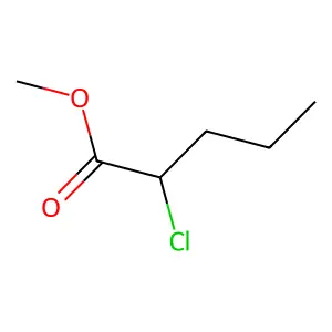 Methyl 2-chloropentanoate structure