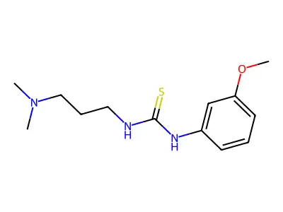 1-[3-(Dimethylamino)propyl]-3-(3-methoxyphenyl)thiourea structure