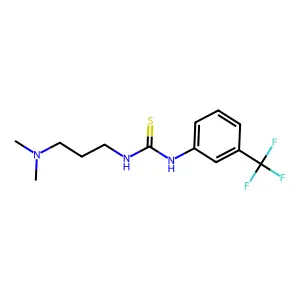 1-[3-(Dimethylamino)propyl]-3-[3-(trifluoromethyl)phenyl]thiourea structure