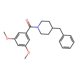 (4-Benzylpiperidin-1-yl)(3,5-dimethoxyphenyl)methanone structure