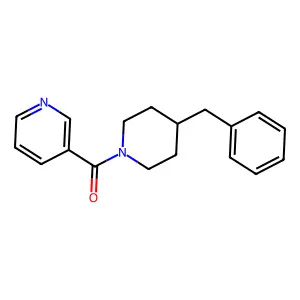 (4-Benzylpiperidin-1-yl)-pyridin-3-ylmethanone structure