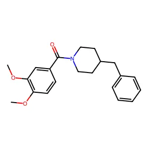 (4-Benzylpiperidin-1-yl)-(3,4-dimethoxyphenyl)methanone structure