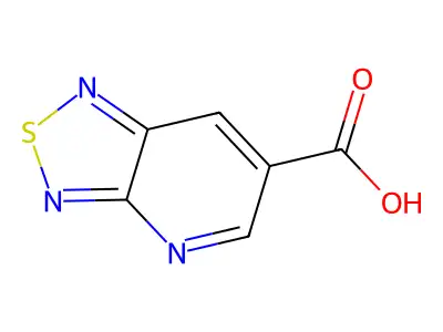 [1,2,5]Thiadiazolo[3,4-b]pyridine-6-carboxylic acid structure