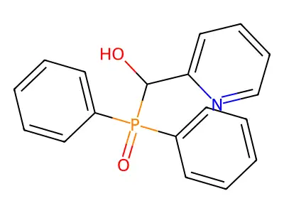 (Diphenylphosphoryl)(pyridin-2-yl)methanol structure