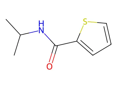 N-(propan-2-yl)thiophene-2-carboxamide structure