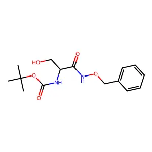 O-Benzyl-alpha-N-tert-Boc-L-serinehydroxamic Acid structure