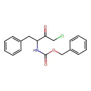 N(alpha)-Benzyloxycarbonylphenylalanylchloromethane structure