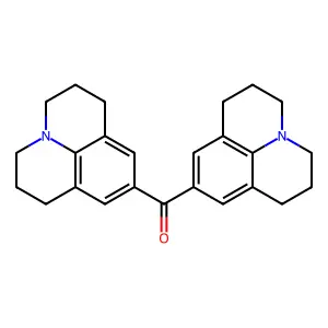 Bis(2,3,6,7-tetrahydro-1H,5H-benzo(ij)quinolizin-9-yl)methanone structure