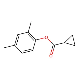 2,4-Dimethylphenyl cyclopropanecarboxylate structure