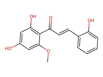 2,2',4'-Trihydroxy-6'-methoxychalcone structure