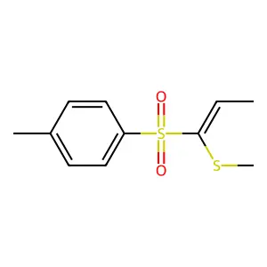 4-Methylphenyl 1-(methylsulfanyl)-1-propenyl sulfone structure