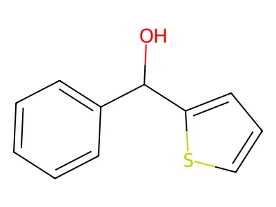 Phenyl(2-thienyl)methanol structure