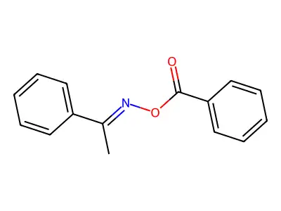 (1-Phenylethylideneamino) benzoate structure