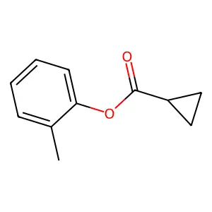 2-Methylphenyl cyclopropanecarboxylate structure