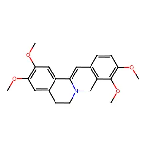 Dihydropalmatine structure