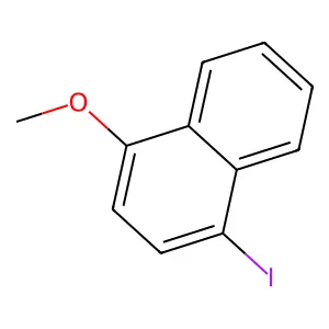 1-Iodo-4-methoxynaphthalene structure