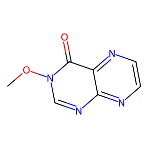 4(3H)-Pteridinone, 3-methoxy- structure