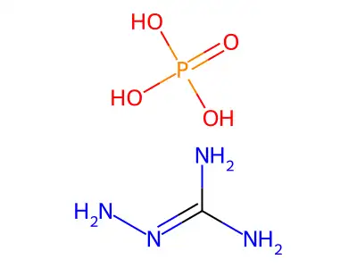 Carbazamidine phosphate structure