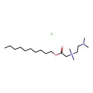 Ammonium, (carboxymethyl)dimethyl(dimethylaminoethyl)-, chloride, decyl ester structure
