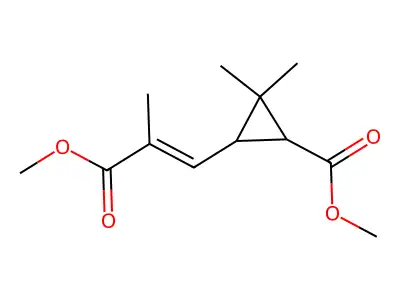 Cyclopropanecarboxylic acid, 3-(3-methoxy-2-meth structure