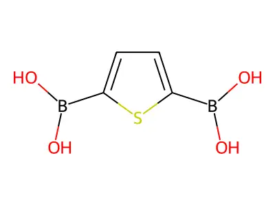噻吩-2,5-二硼酸 structure