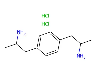 1,1'-(1,4-Phenylene)di(propan-2-amine)--hydrogen chloride (1/2) structure