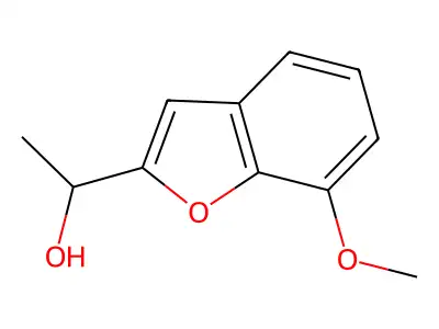 1-(7-Methoxy-1-benzofuran-2-yl)-1-ethanol structure