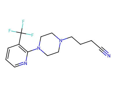4-{4-[3-(Trifluoromethyl)pyridin-2-yl]piperazino}butanenitrile structure