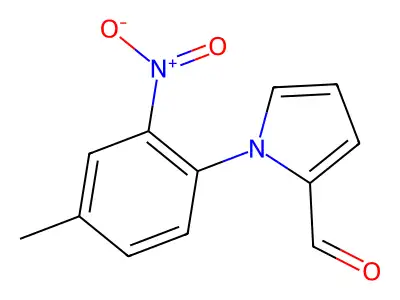 1-(4-methyl-2-nitrophenyl)-1H-pyrrole-2-carbaldehyde structure