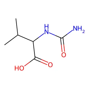 2-(Carbamoylamino)-3-methylbutanoic acid structure