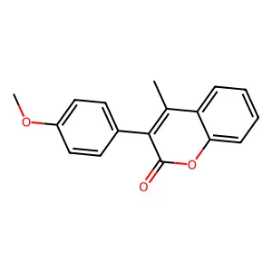 3-(4-Methoxyphenyl)-4-methylchromen-2-one structure