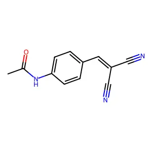 N-(4-(2,2-二氰基乙烯基)苯基)乙酰胺 structure