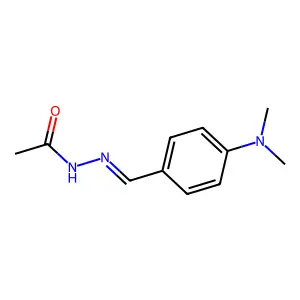 N'-{[4-(Dimethylamino)phenyl]methylidene}acetohydrazide structure