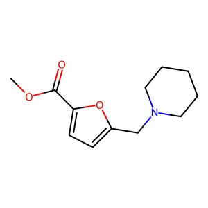 Methyl 5-(piperidin-1-ylmethyl)furan-2-carboxylate structure