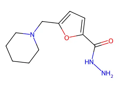 5-(Piperidin-1-ylmethyl)-2-furohydrazide structure