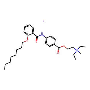 奥替碘铵 structure