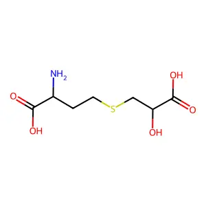 S-(2-hydroxy-2-carboxyethyl)homocysteine structure