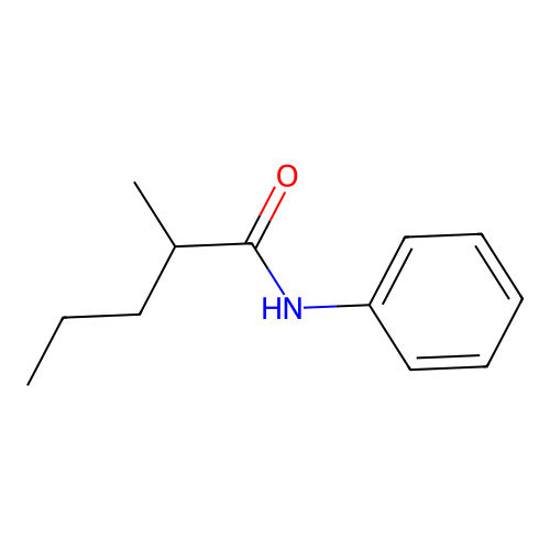 2-methyl-N-phenylpentanamide structure