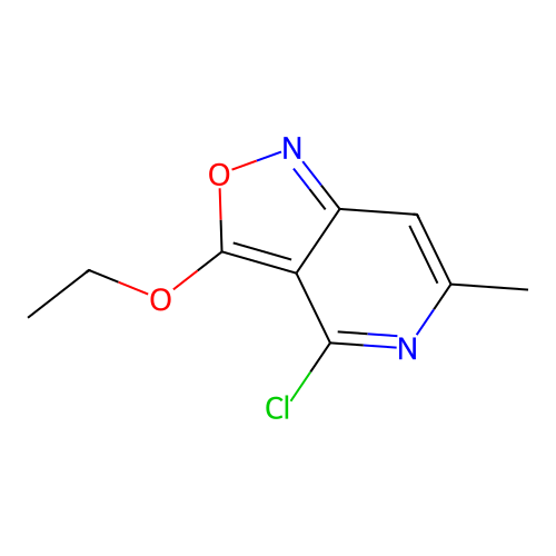 4-Chloro-3-ethoxy-6-methyl-[1,2]oxazolo[4,3-c]pyridine structure