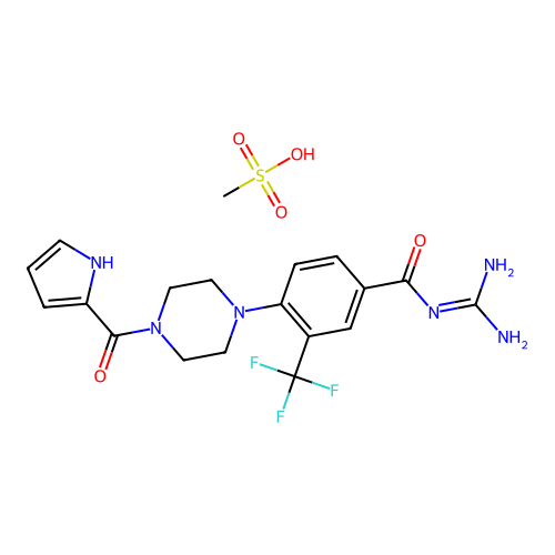 Sabiporide (mesylate) structure