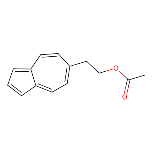 6-Azuleneethanol, acetate structure
