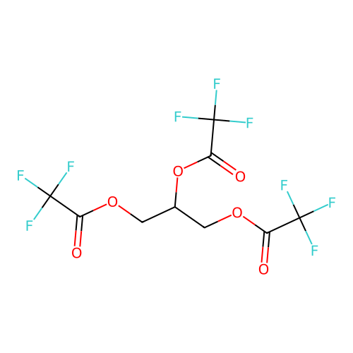 三氟乙酸-1,2,3-丙三醇酯 structure