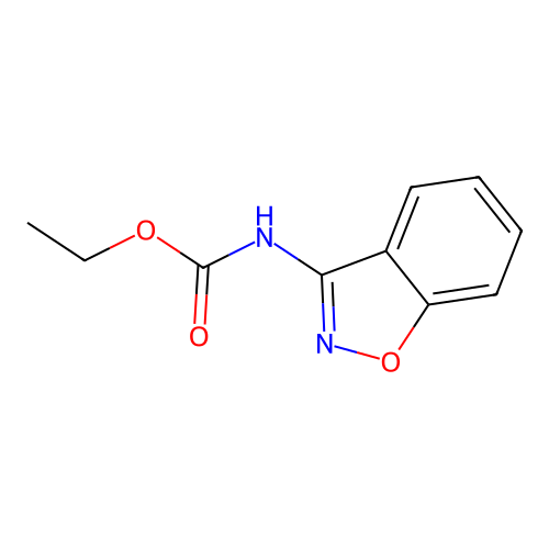 Carbamic acid, 1,2-benzisoxazol-3-yl-, ethyl ester (9CI) structure