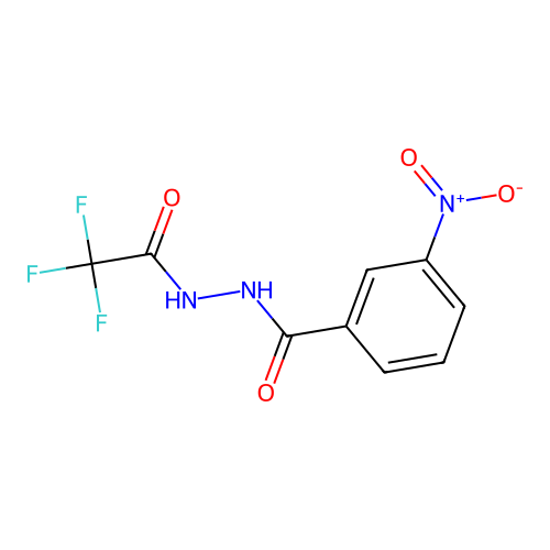 3-nitro-N'-(trifluoroacetyl)benzohydrazide structure
