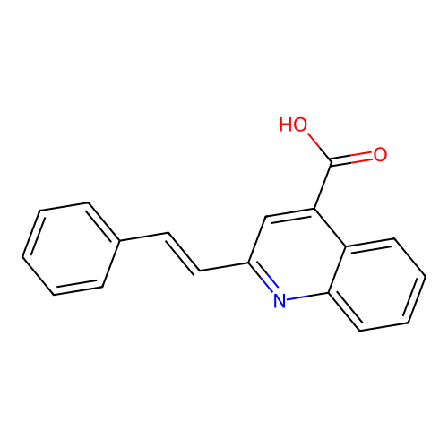 2-Styrylquinoline-4-carboxylic structure